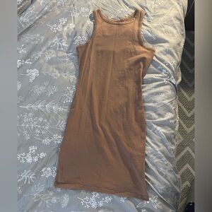 Wild Fable Sleeveless Tan Mini Dress